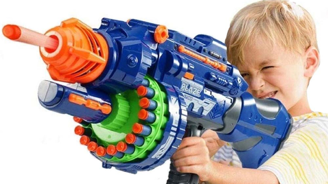 Timeless Tools Játékfegyver hanggal, 2 színben-kék