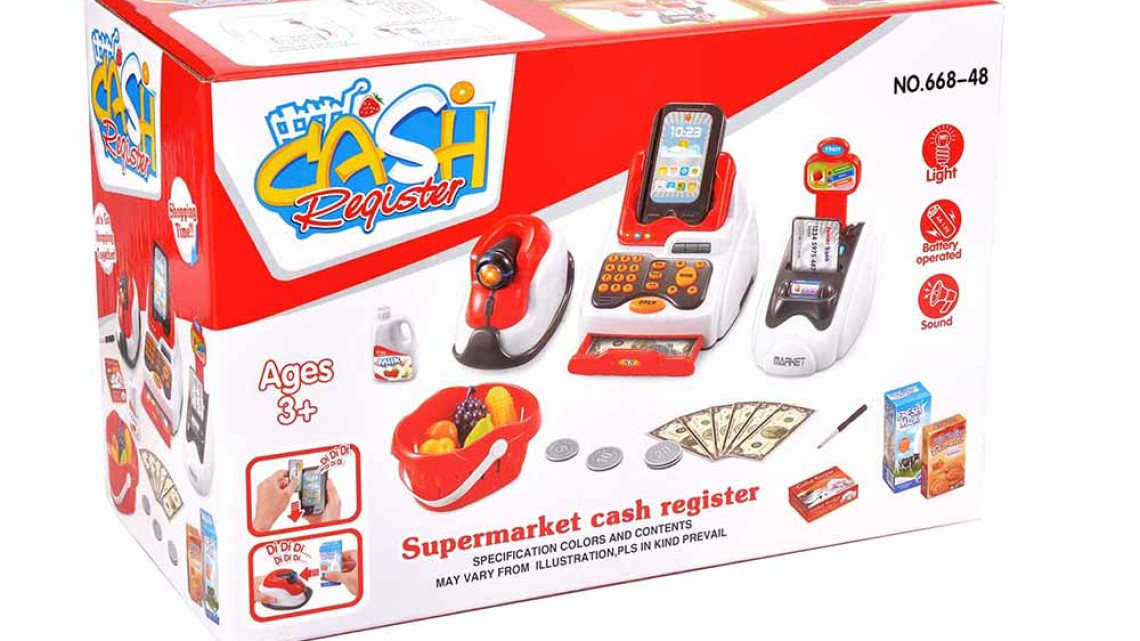 Timeless Tools Játék pénztárgép, 24 részes