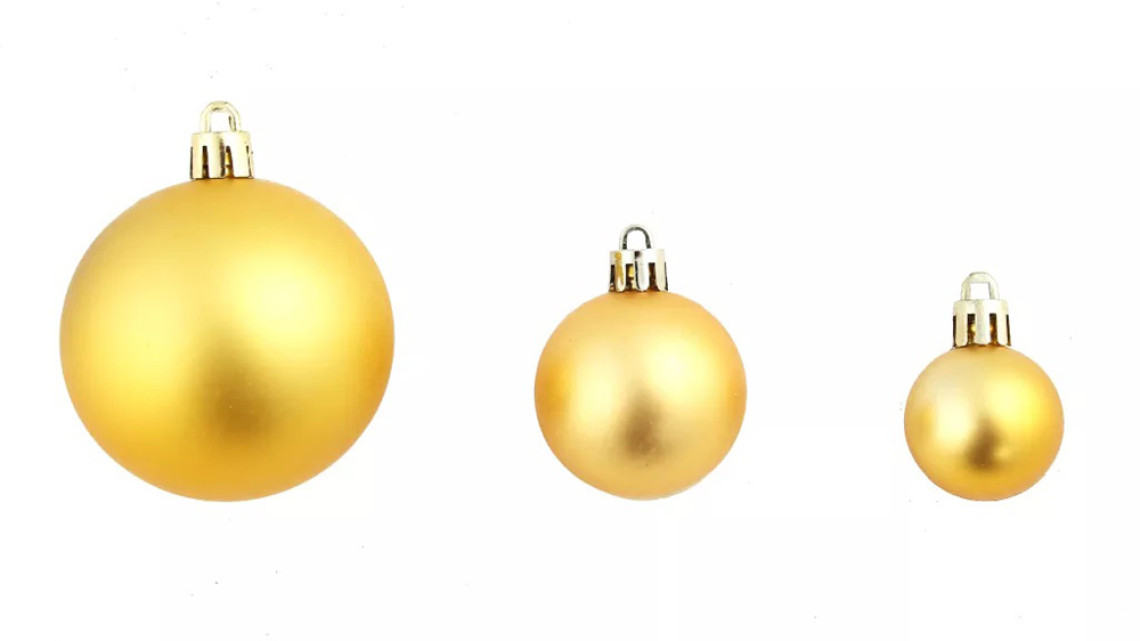 Timeless Tools 112 részes karácsonyfadísz, több színben-arany