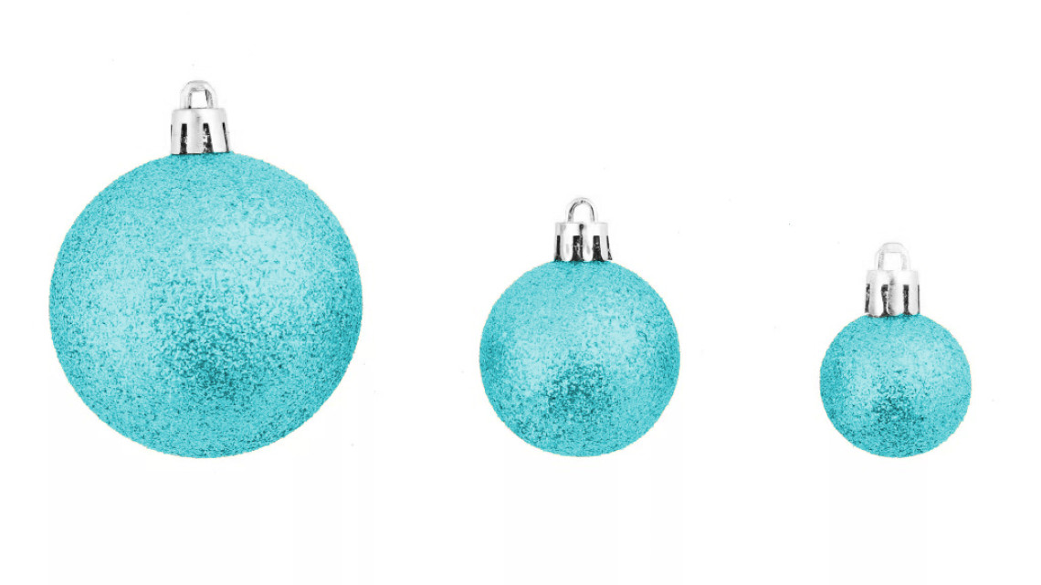 Timeless Tools 112 részes karácsonyfadísz, több színben-türkiz