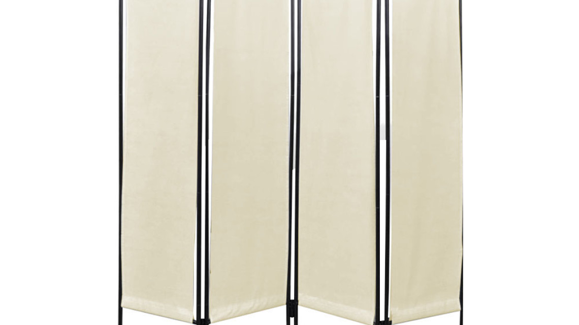 Timeless Tools 4 paneles térelválasztó paraván-bézs