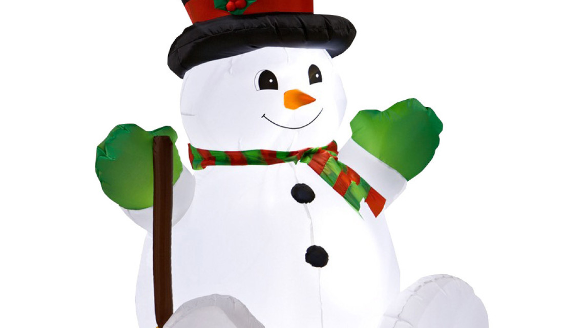 Timeless Tools Felfújható karácsonyi figurák-hóember, 150 cm