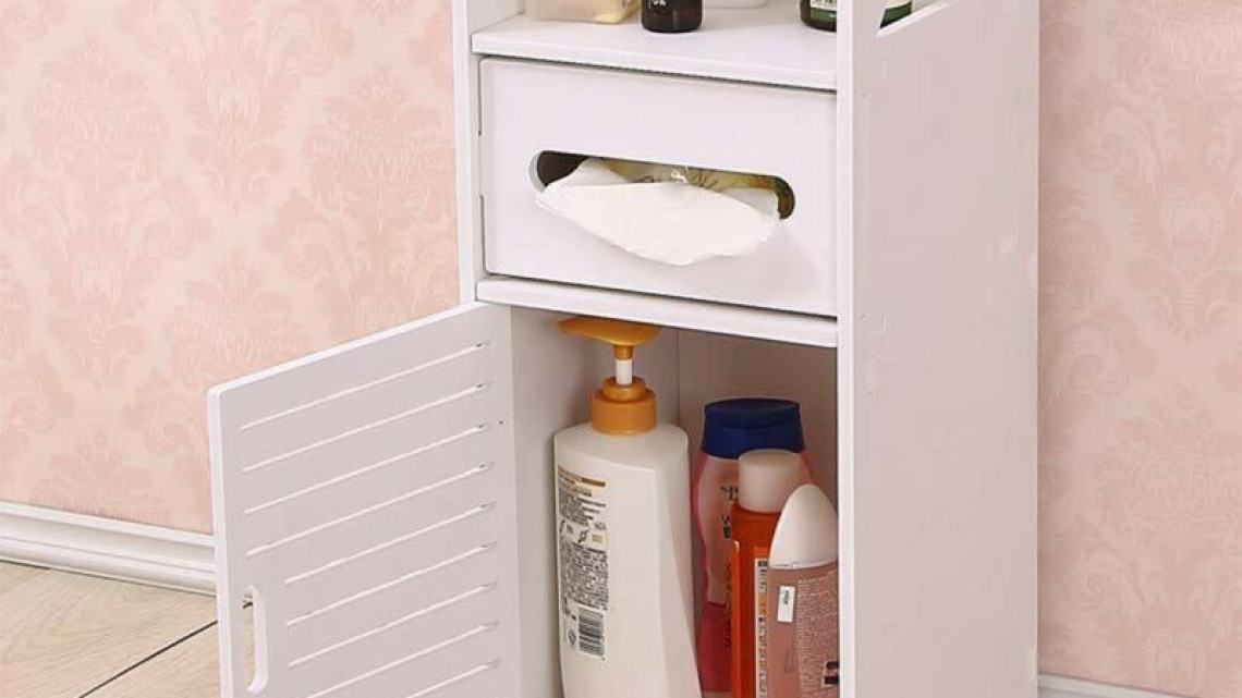 Timeless Tools Keskeny fürdőszobai szekrény