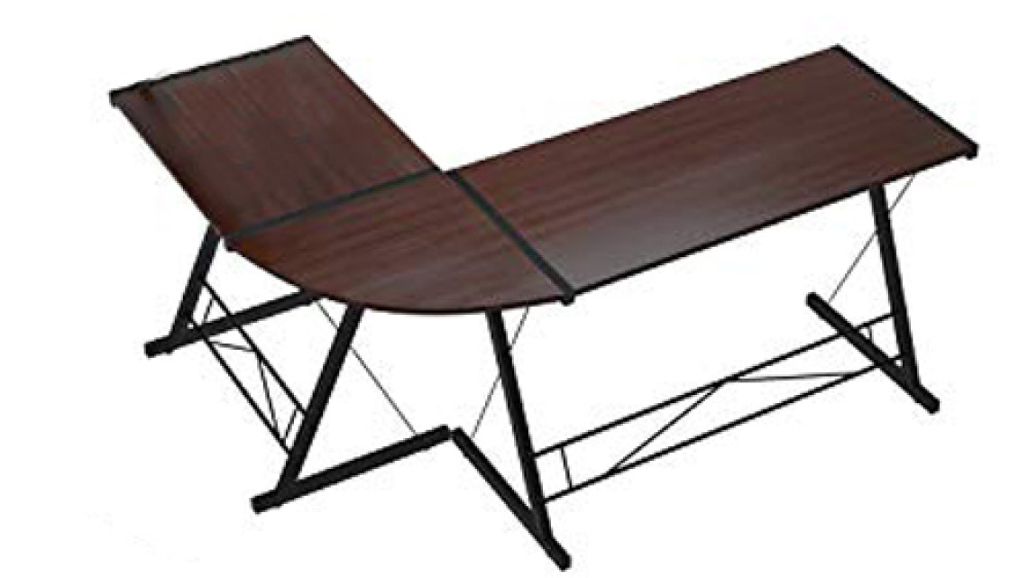 Timeless Tools L alakú íróasztal-sötétbarna