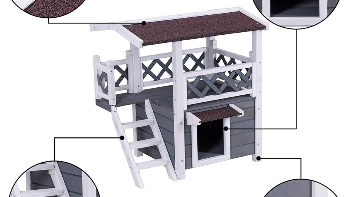 Timeless Tools Emeletes kutyaház/cicaház