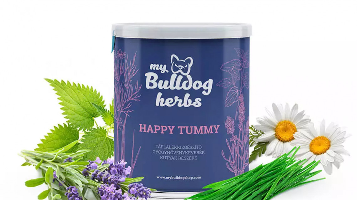 My Bulldog Herbs - HAPPY TUMMY Természetes Gyógynövénkeverék