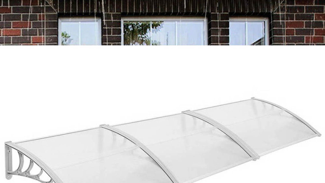 Timeless Tools Műanyag előtető több méretben és színben-300x90 cm-fehér