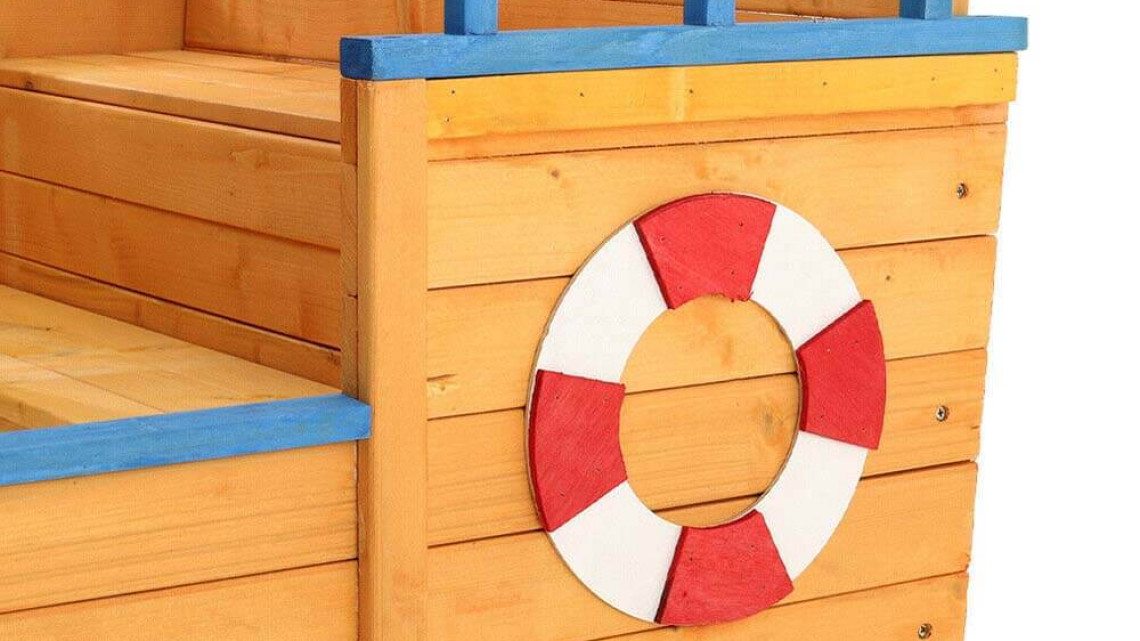 Timeless Tools Kalózhajó formájú homokozó