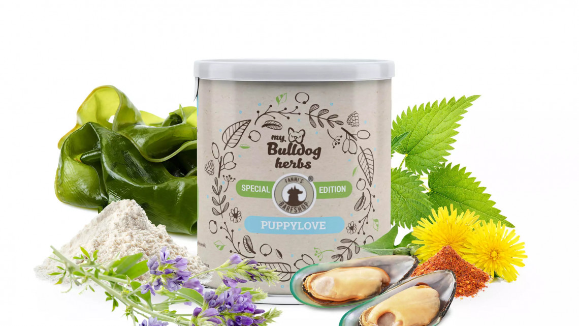 My Bulldog Herbs - PUPPY LOVE Izgő-mozgó kölyökkutyák egészséges fejlődéséért