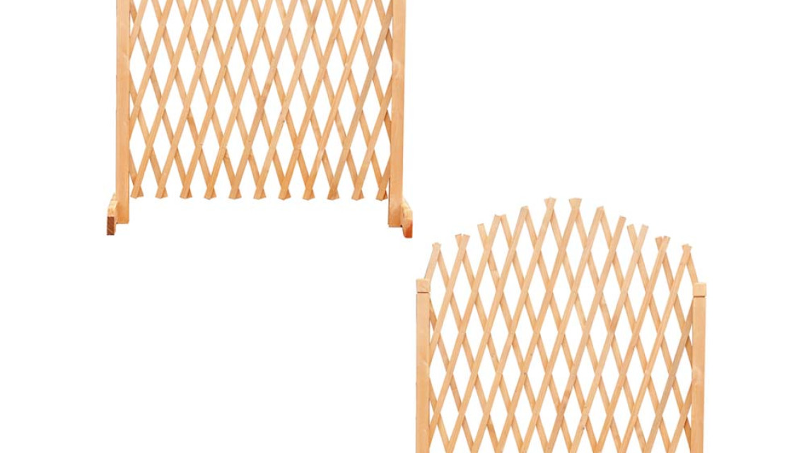 Timeless Tools 2 db-os állítható fa futtatórács növényeknek