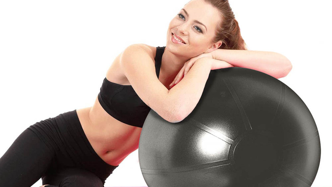 Timeless Tools Fitnesz labda, 75 cm, pumpával