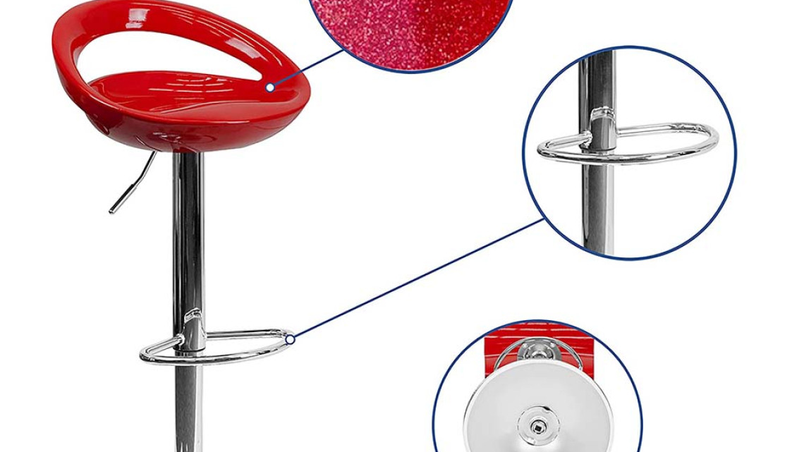 Timeless Tools Kitti bárszék 2db, több színben-bordó