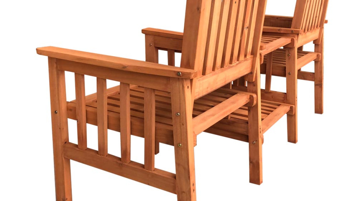 Timeless Tools Fa 2 személyes kerti garnitúra 