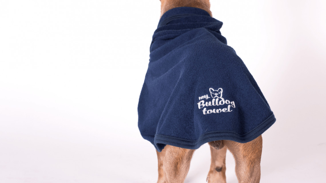 My Bulldog TOWEL - Pamut Kutyatörölköző