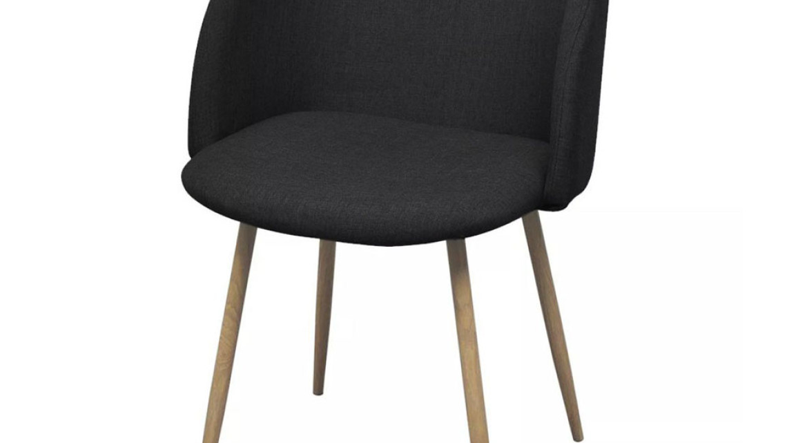 Timeless Tools Betti kárpitozott szék, 2 db -fekete