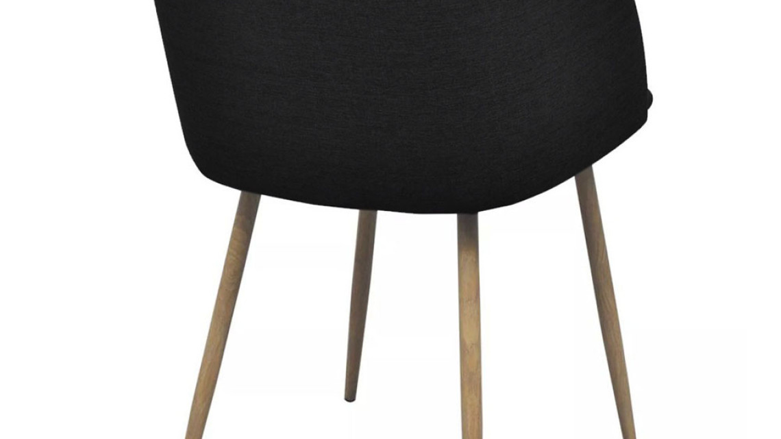 Timeless Tools Betti kárpitozott szék, 2 db -fekete