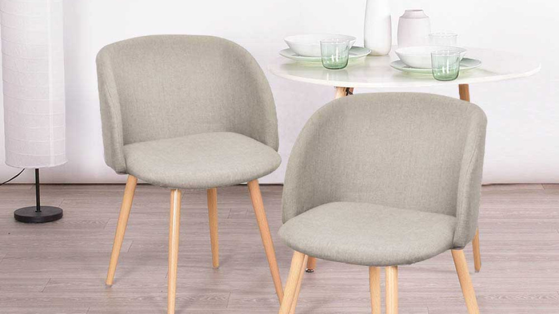 Timeless Tools Betti kárpitozott szék, 2 db -bézs