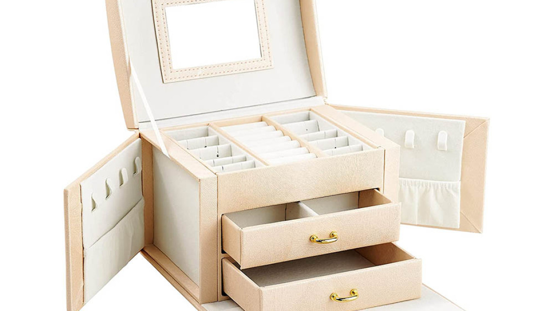 Timeless Tools Ékszertartó táska, több színben-pezsgőszín