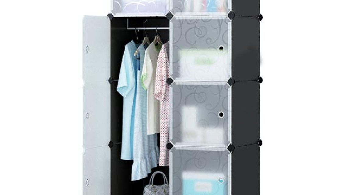 Timeless Tools Műanyag elemes szekrény-fekete