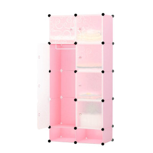 Timeless Tools Műanyag elemes szekrény-rózsaszín