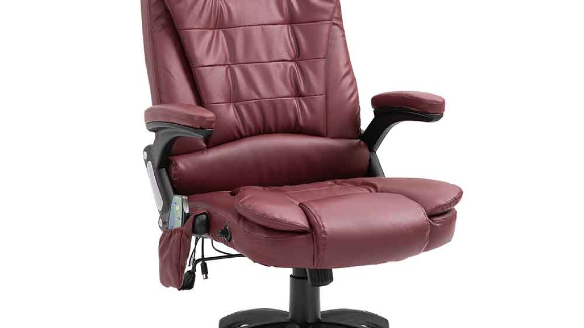 Timeless Tools Irodai forgószék masszázs funkcióval, 2 színben-bordó