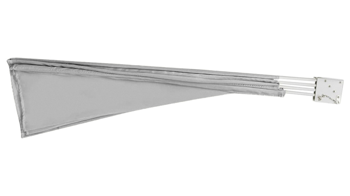 Timeless Tools Legyező árnyékoló erkélyre, 140 cm, 2 színben-szürke