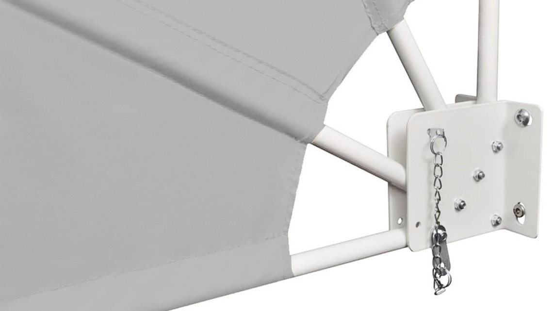 Timeless Tools Legyező árnyékoló erkélyre, 140 cm, 2 színben-szürke