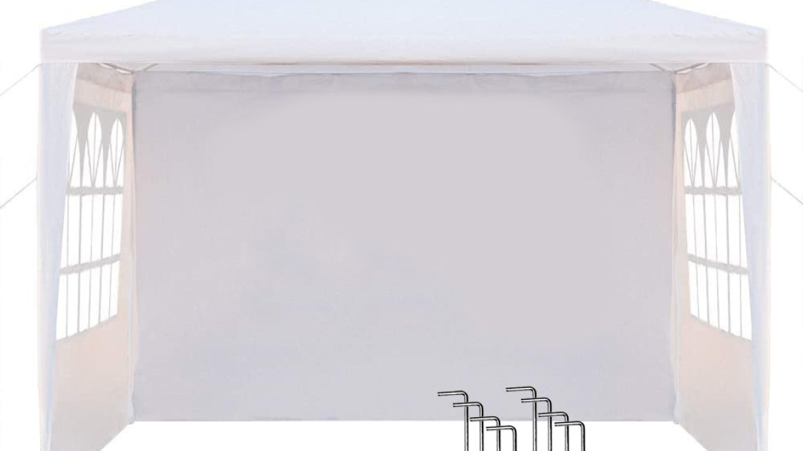 Timeless Tools Party sátor fehér színben, 3 méretben-3x3 méteres