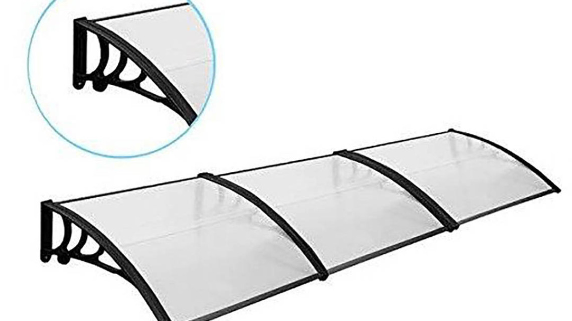 Timeless Tools Műanyag előtető több méretben és színben-300x90 cm-fekete