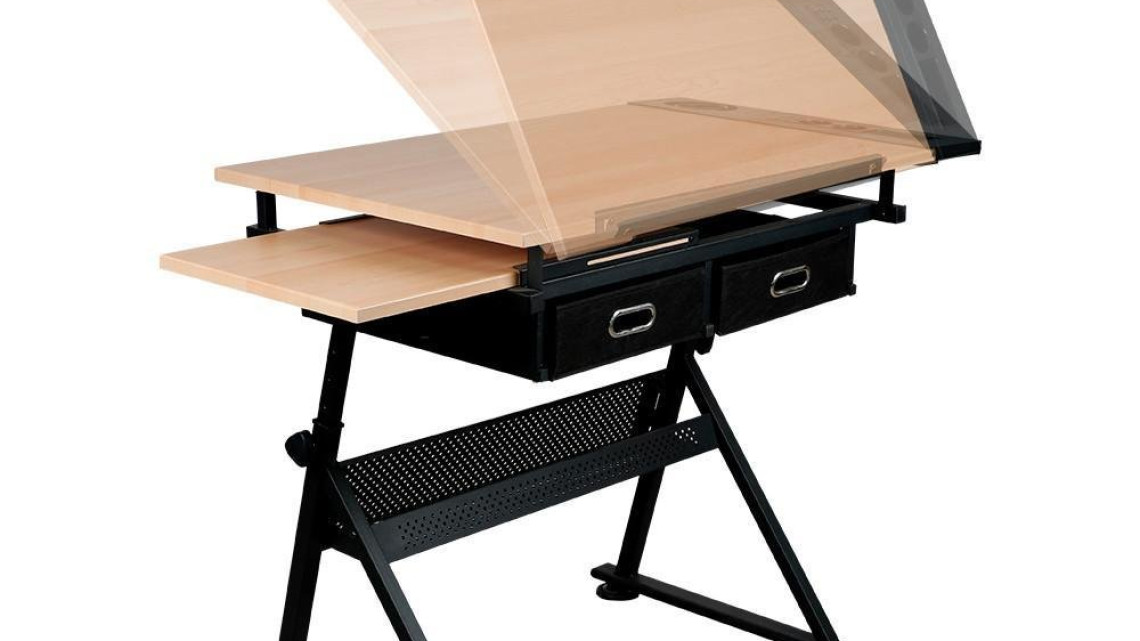 Timeless Tools Dönthető rajzasztal ajándék székkel