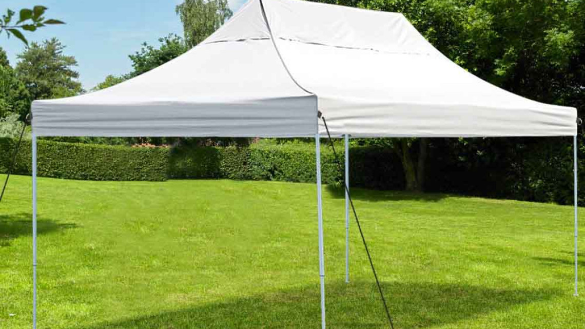 Timeless Tools Összecsukható kerti pavilon több típusban-2,9x4,25 méteres-fehér-pavilon