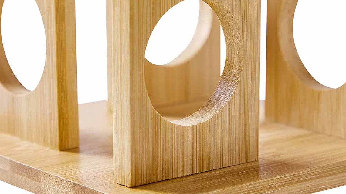 Timeless Tools Bambusz fűszertartó állvány, 16db-os 