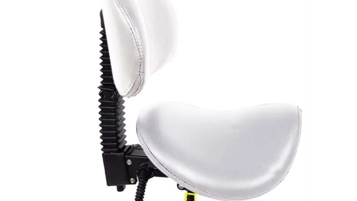 Timeless Tools Háttámlás, nyerges forgószék 2 színben-fehér