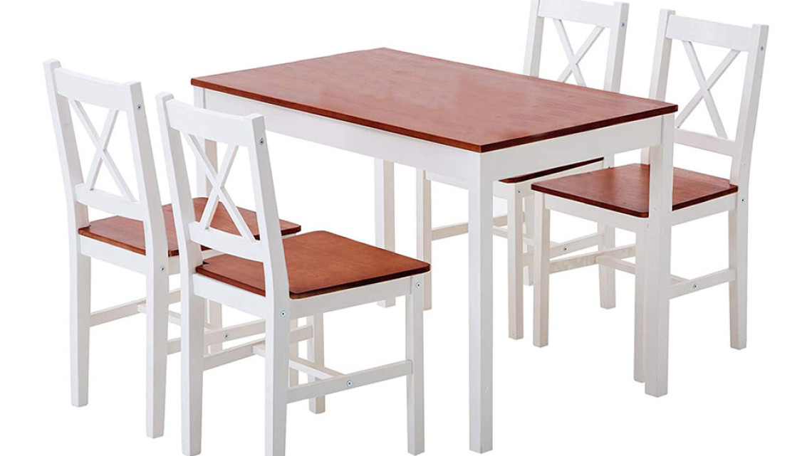 Timeless Tools Étkezőasztal 4 székkel